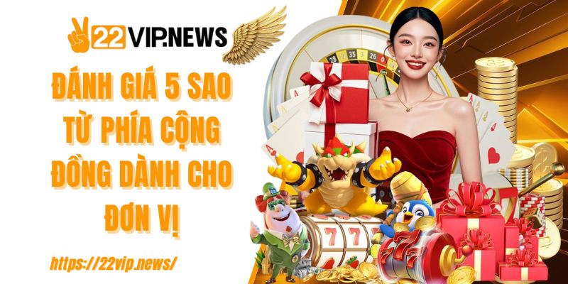 Đánh giá 5 sao từ phía cộng đồng dành cho đơn vị