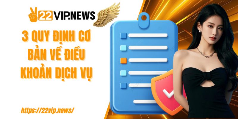 3 quy định cơ bản về điều khoản dịch vụ